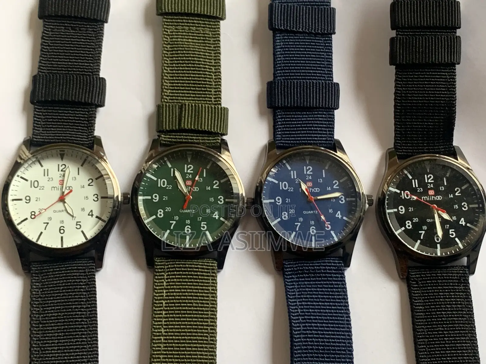 24-Hour Canvas Strap Kids Watch