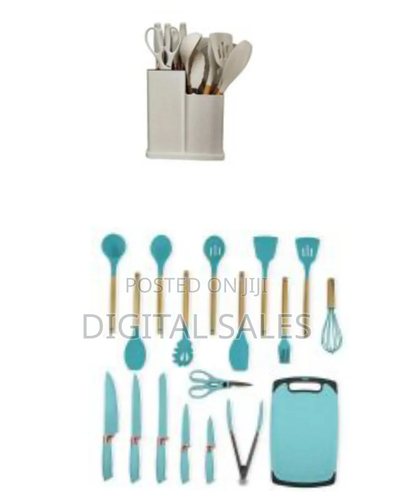 Kitchen Cooking Utensils Knife Set With Block, Holder Cutting