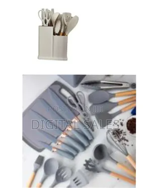 Kitchen Cooking Utensils Knife Set With Block, Holder Cutting