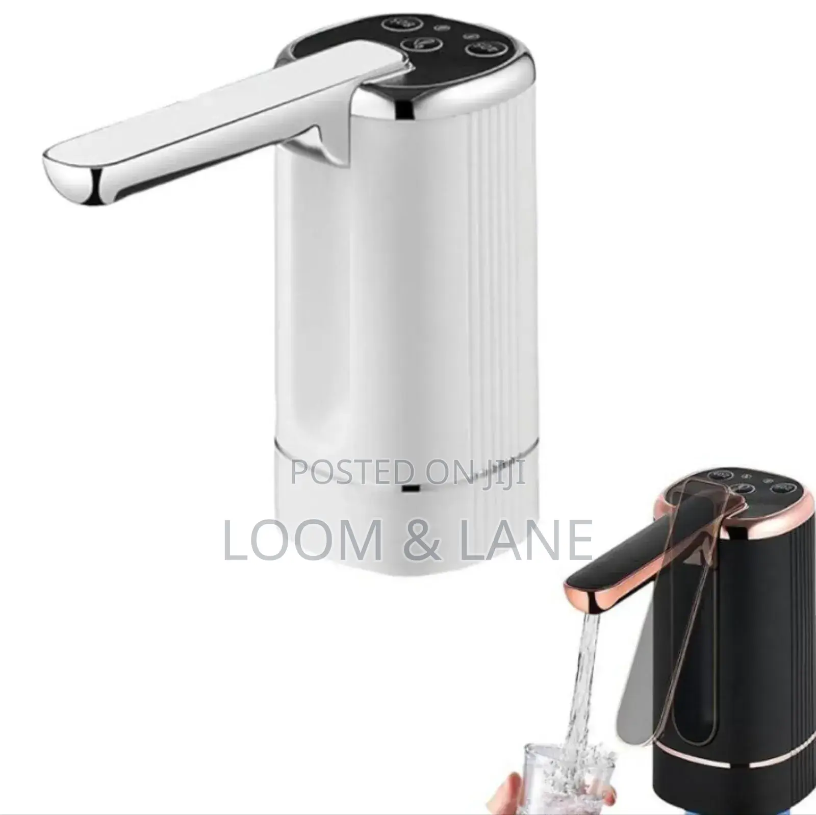 Automatic Water Dispenser Pump Black White