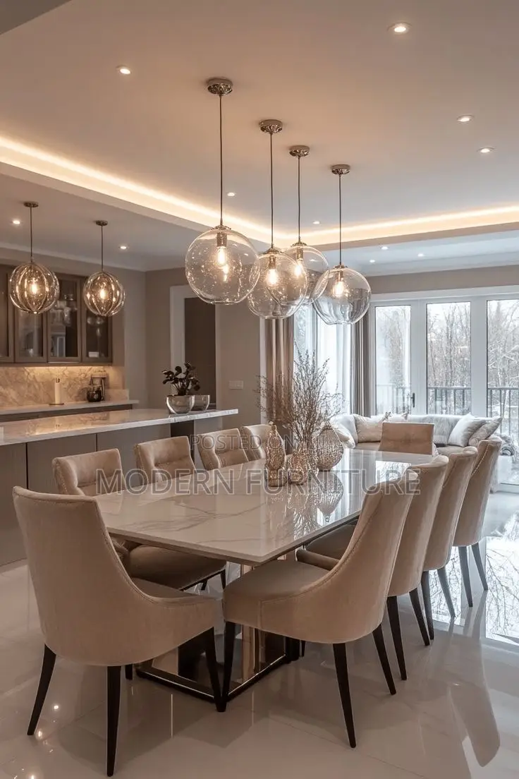 Modern Dining Table of 10 Seaters