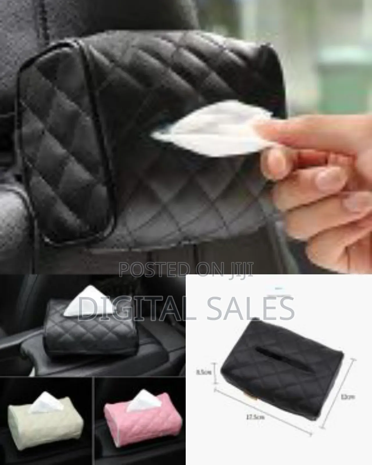 Car Accessories Armrest Tissue Holder