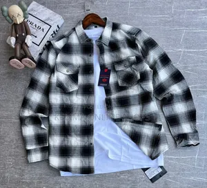 Checked Shirt and Tshirt Combo