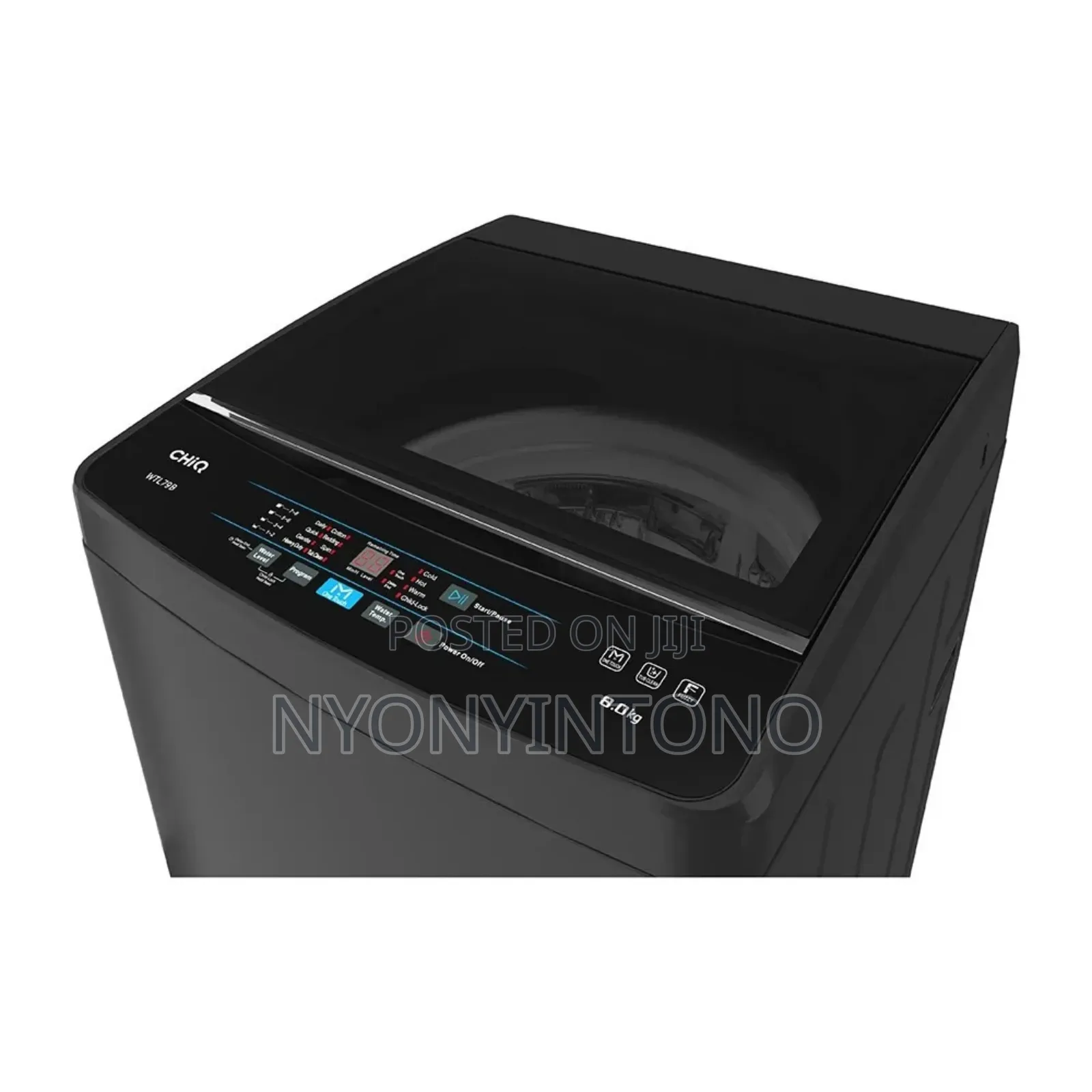 Chiq 8kg Fully Automatic Toploader Washing Machine