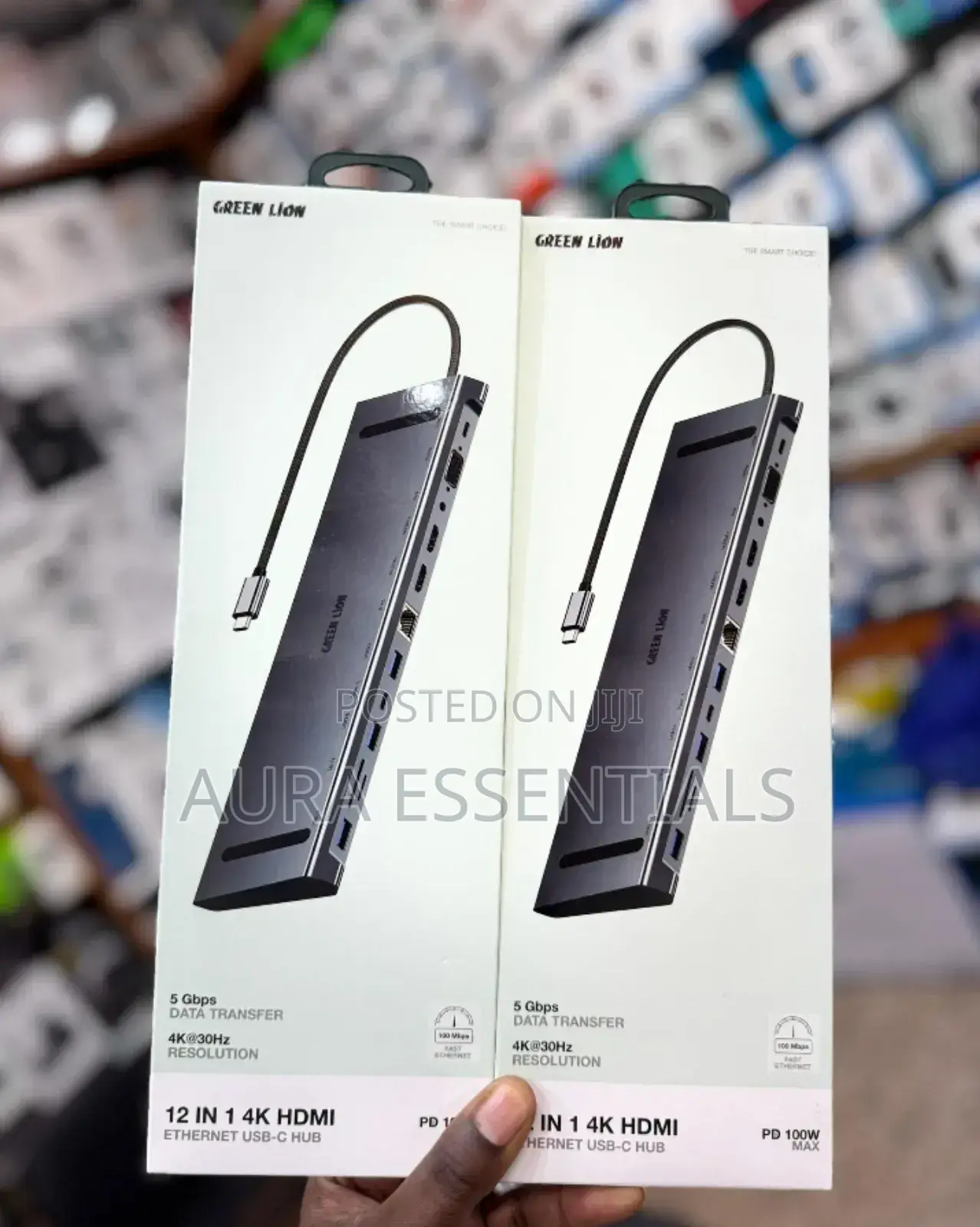 Green Lion 12-in-1 4k Hdmi Ethernet Usb-c Hub