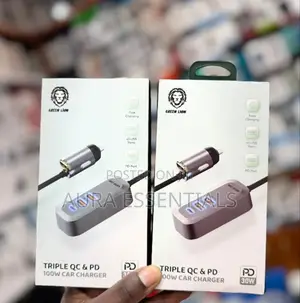 Unique Green Lion Triple Qc & Pd 100w Car Charger