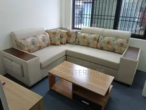 A Seater of Five With a Center Table