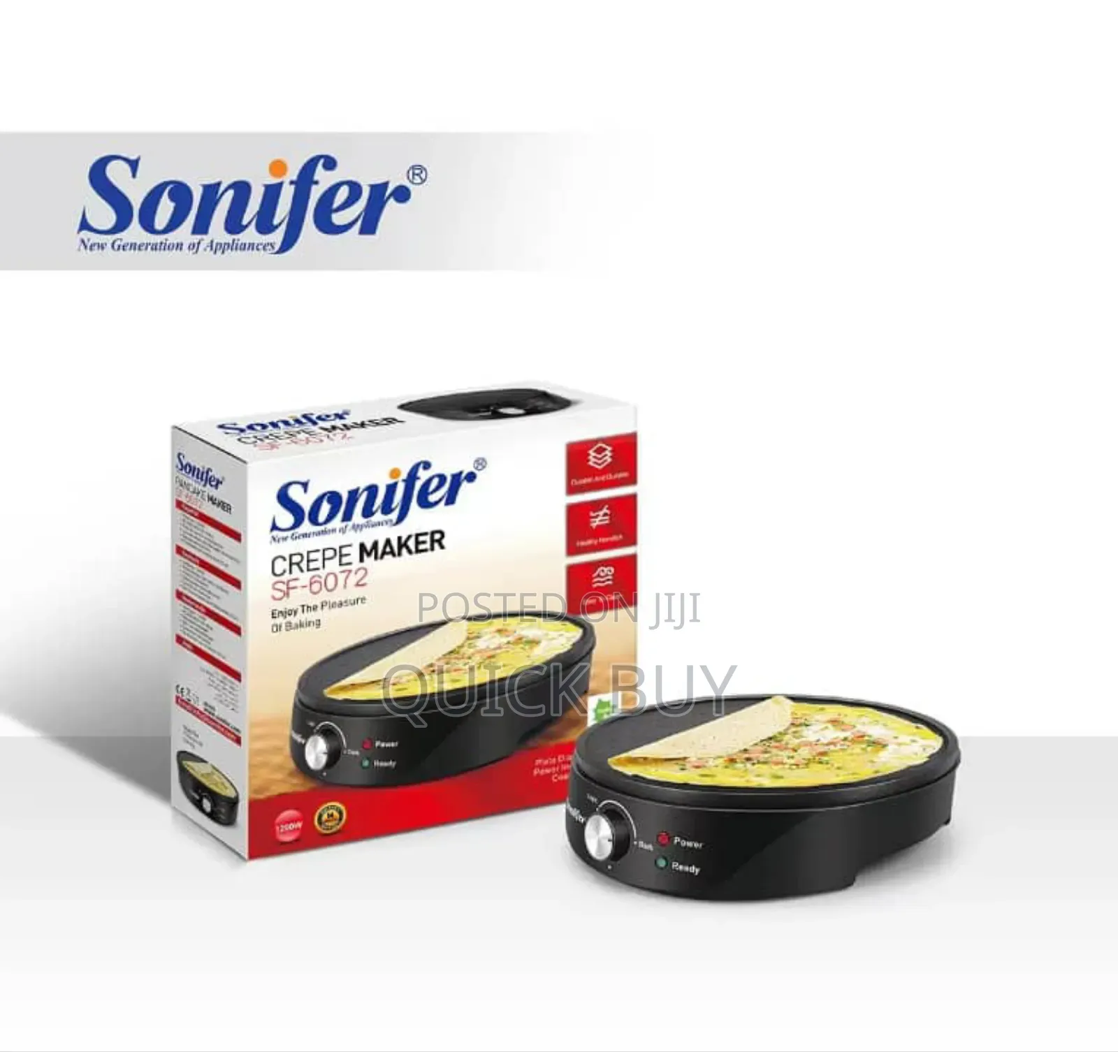 Sonifer Crepe Maker, Model Sf-6072.
