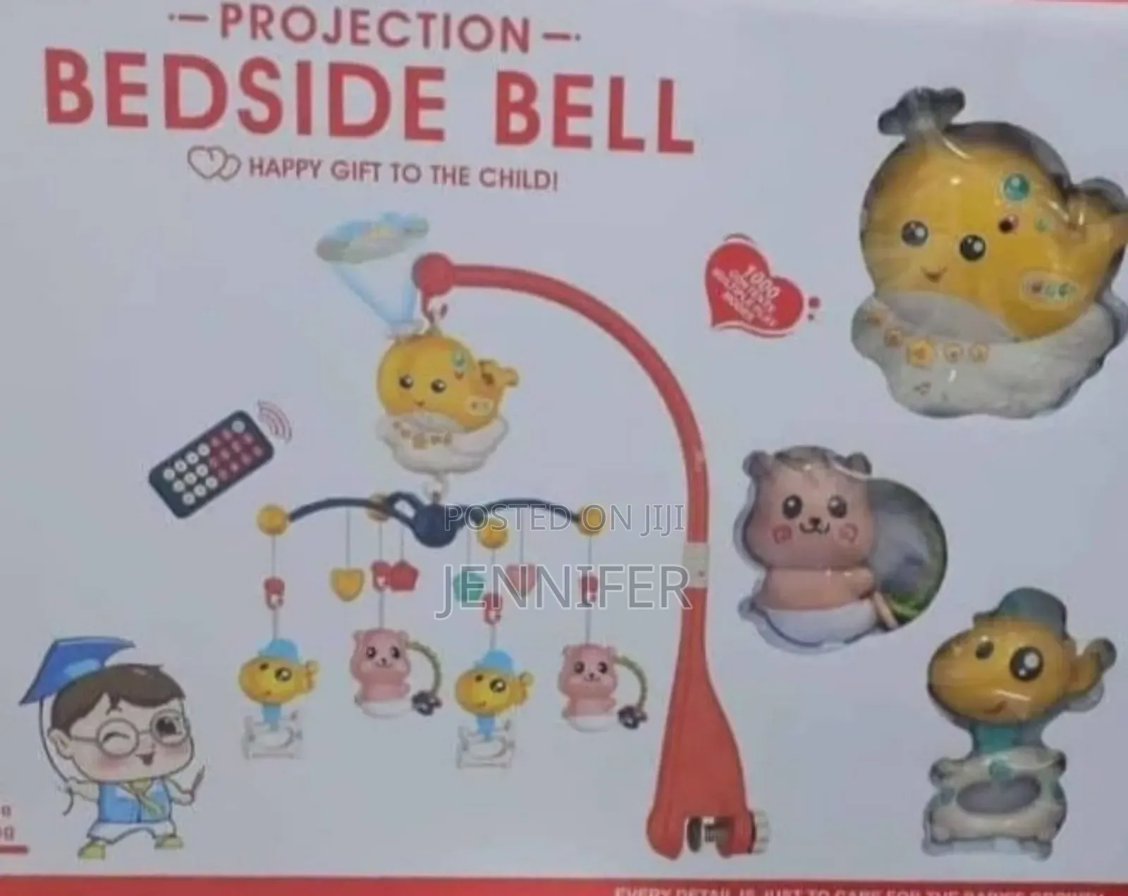 Baby Crib Projection Bedside Bell
