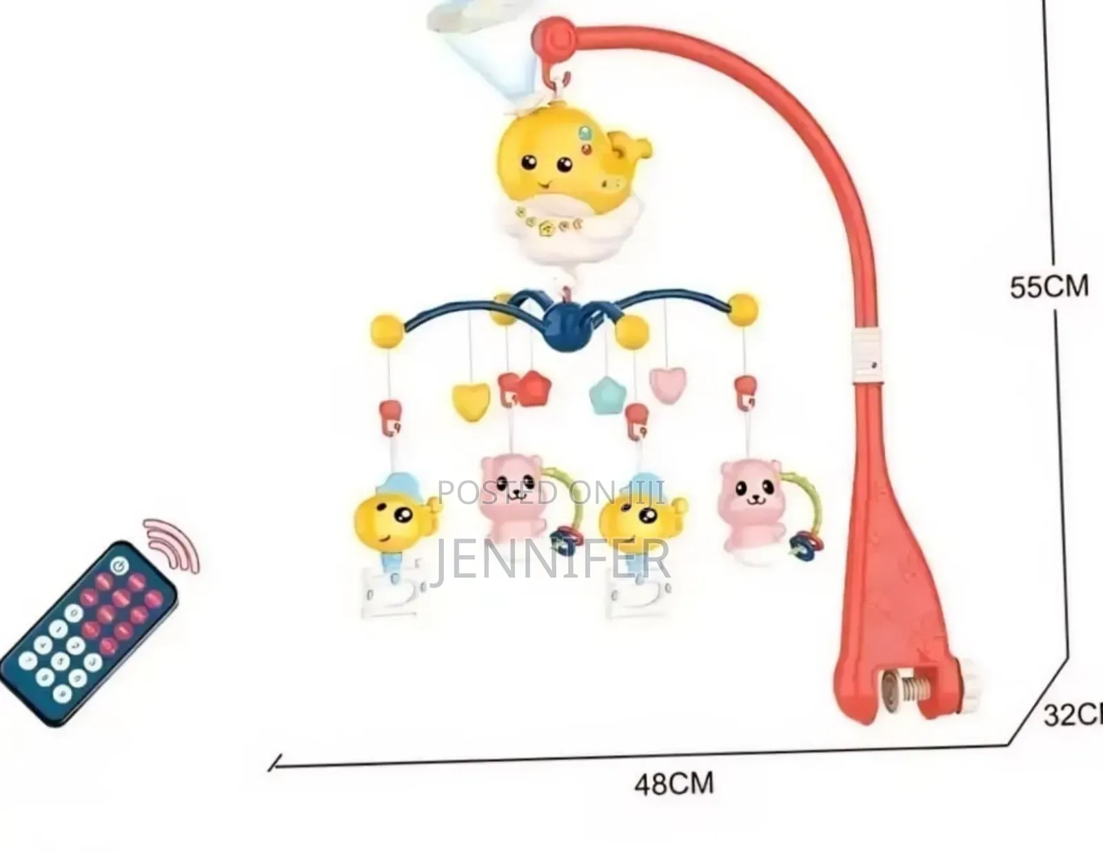 Baby Crib Projection Bedside Bell