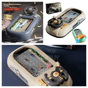 Kids Racing Car Adventure Toy With Steering Wheel