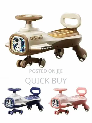 Kids Astronaut-Themed Swing Car