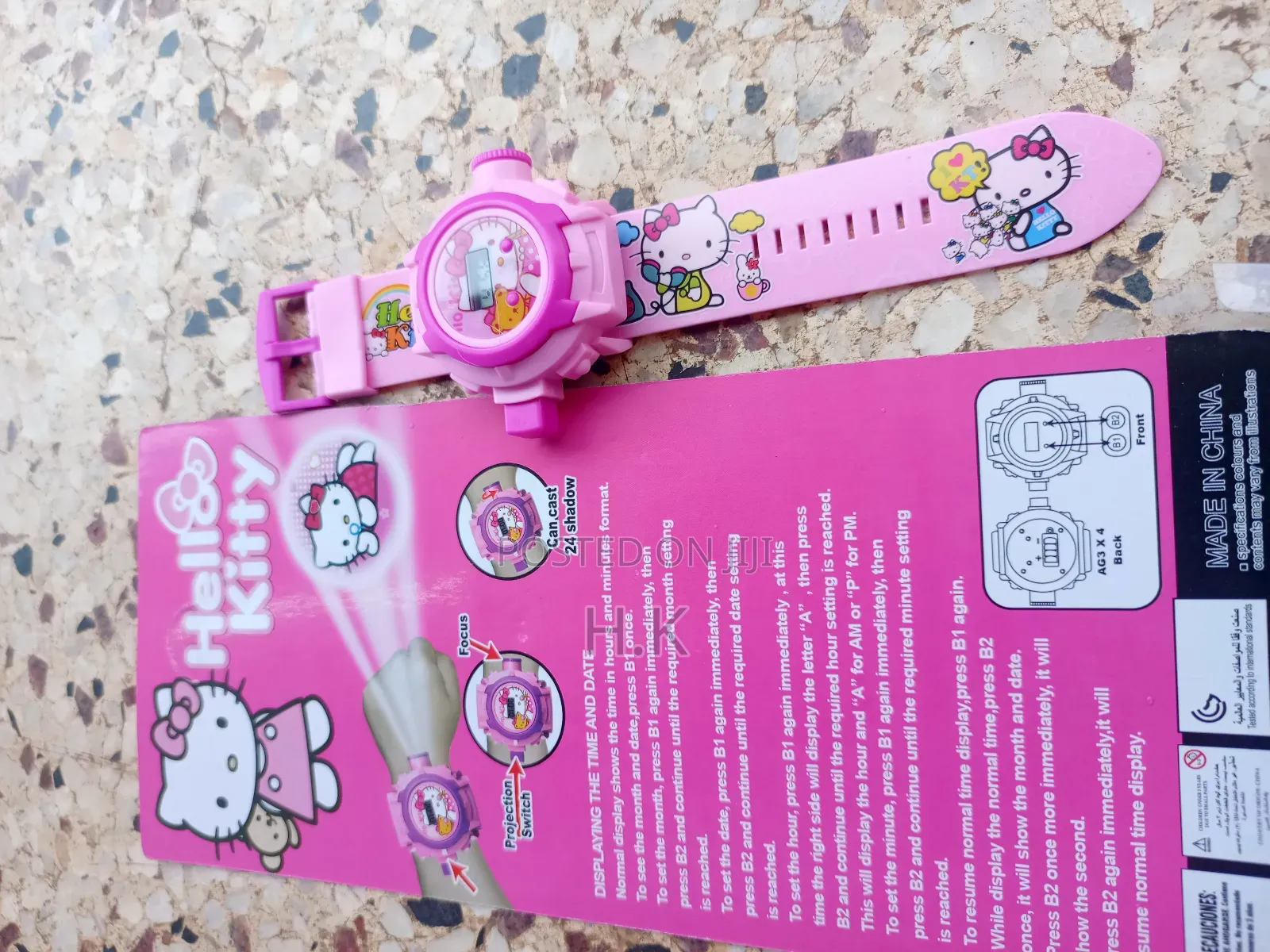 Hello Kitty Projector Watch for Children.