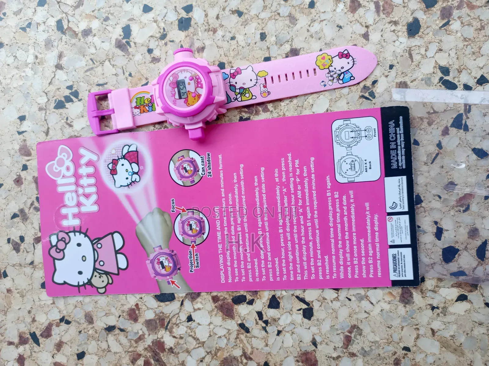 Hello Kitty Projector Watch for Children.