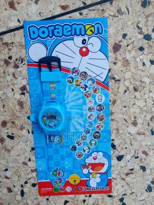 Doraemon-Themed Digital Projector Watch for Children.