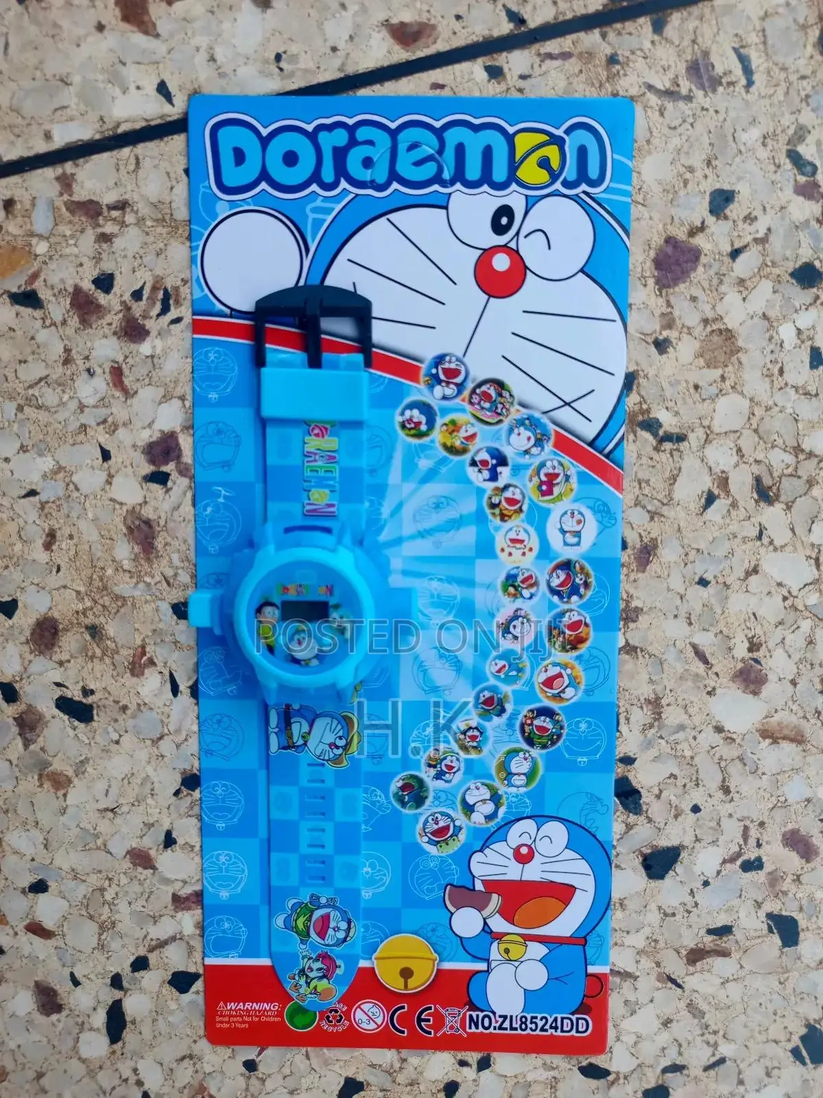 Doraemon-Themed Digital Projector Watch for Children.