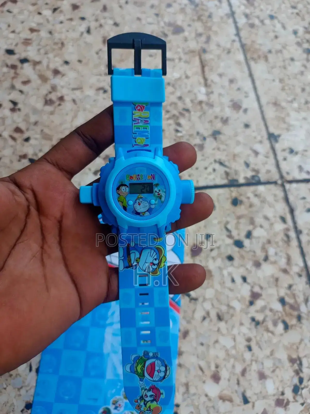 Doraemon-Themed Digital Projector Watch for Children.