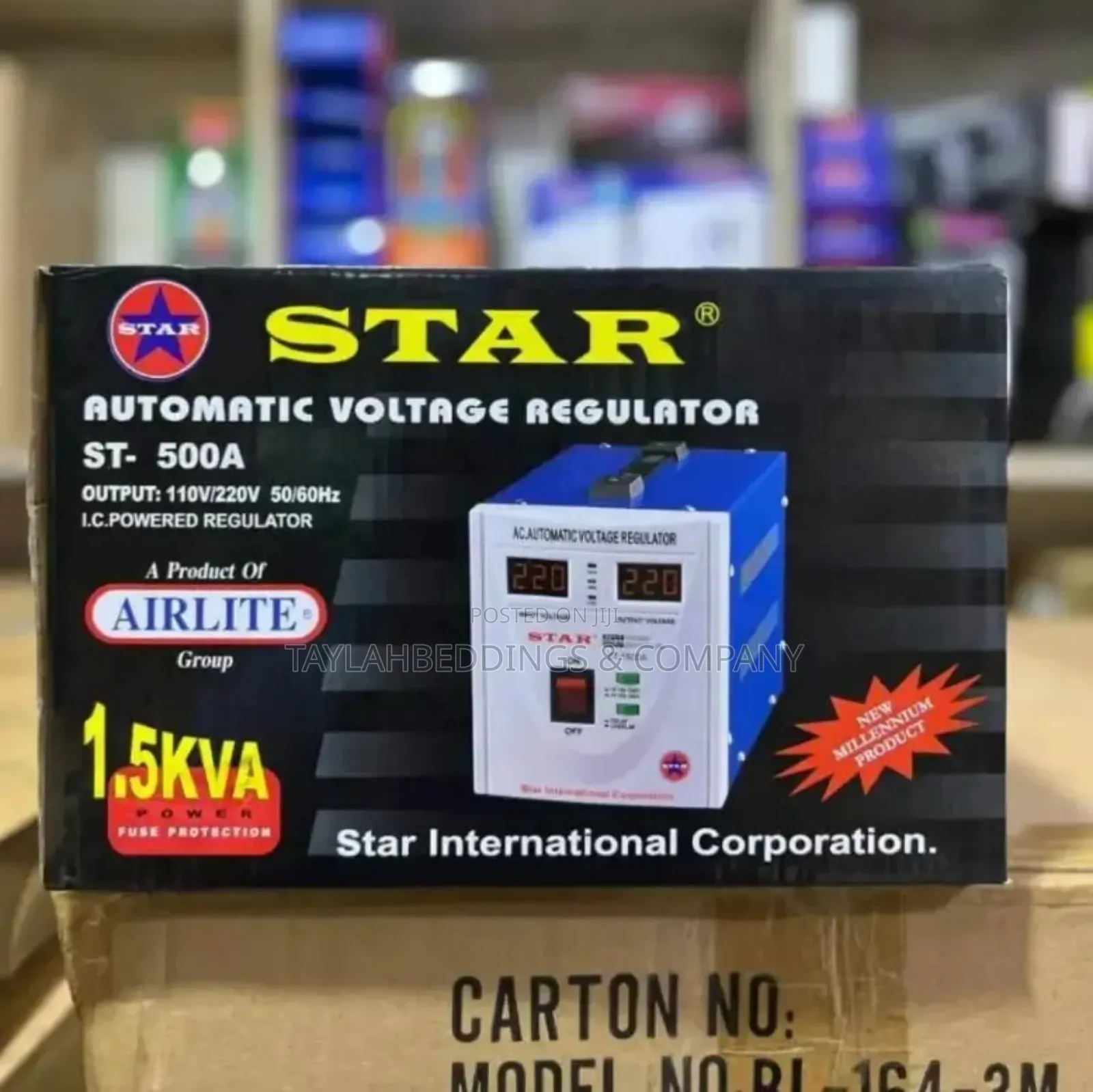 Star Automatic Voltage Regulator St-500a/ Output 110v/220v ~50/60hz