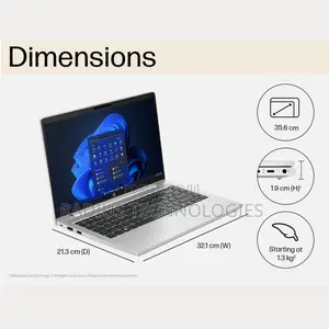 New Laptop HP ProBook 440 G10 8GB Intel Core i5 SSD 512GB