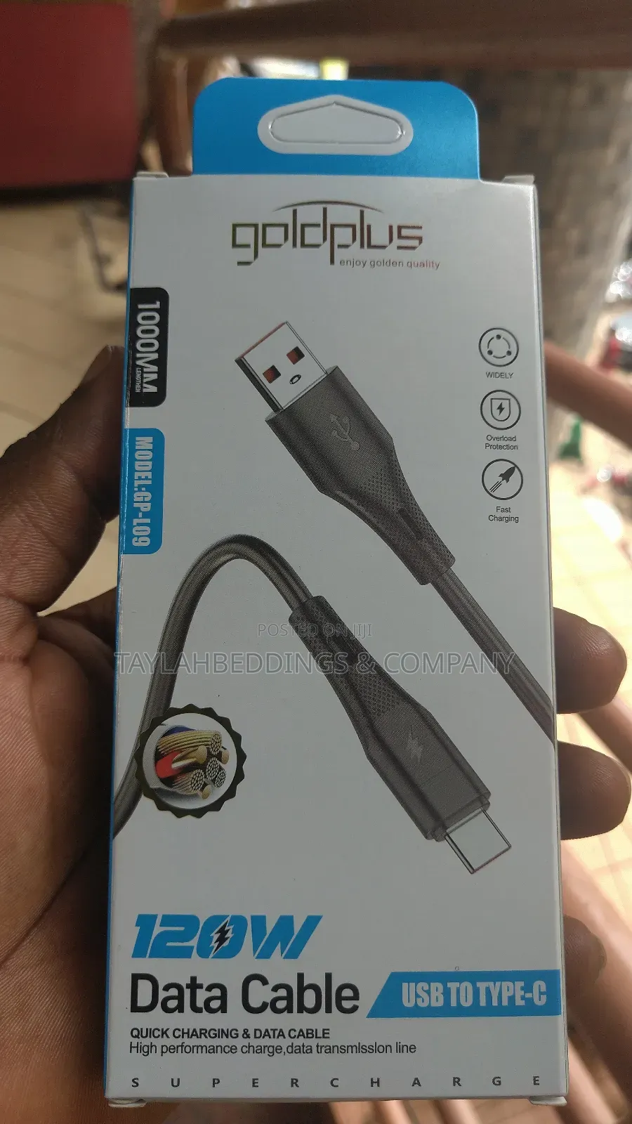 120w Fast Charging Usb-C Cable - Soft Silicone Type C