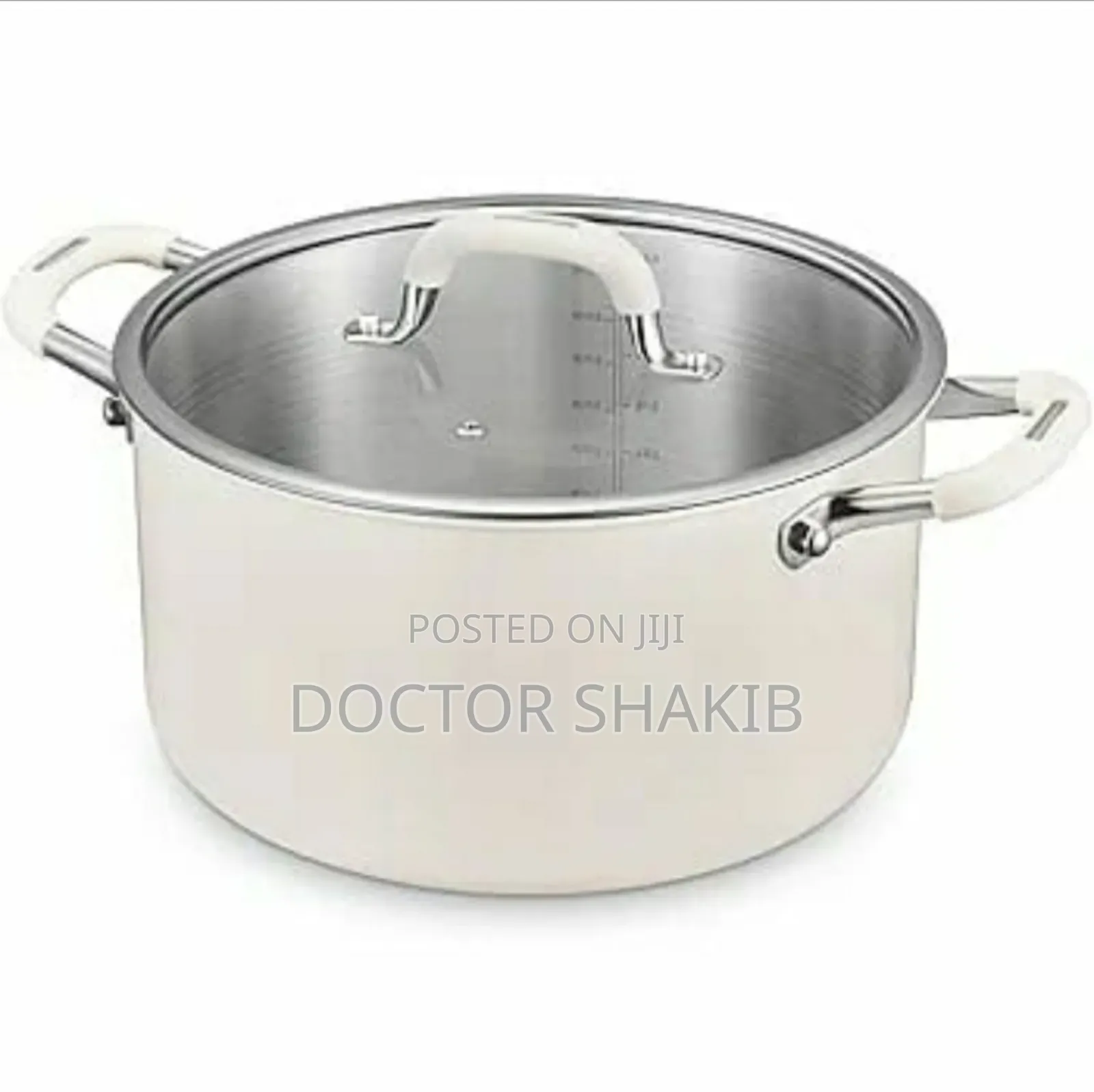 New 24cm Stainless Steel Stock Locking Pot With Lid