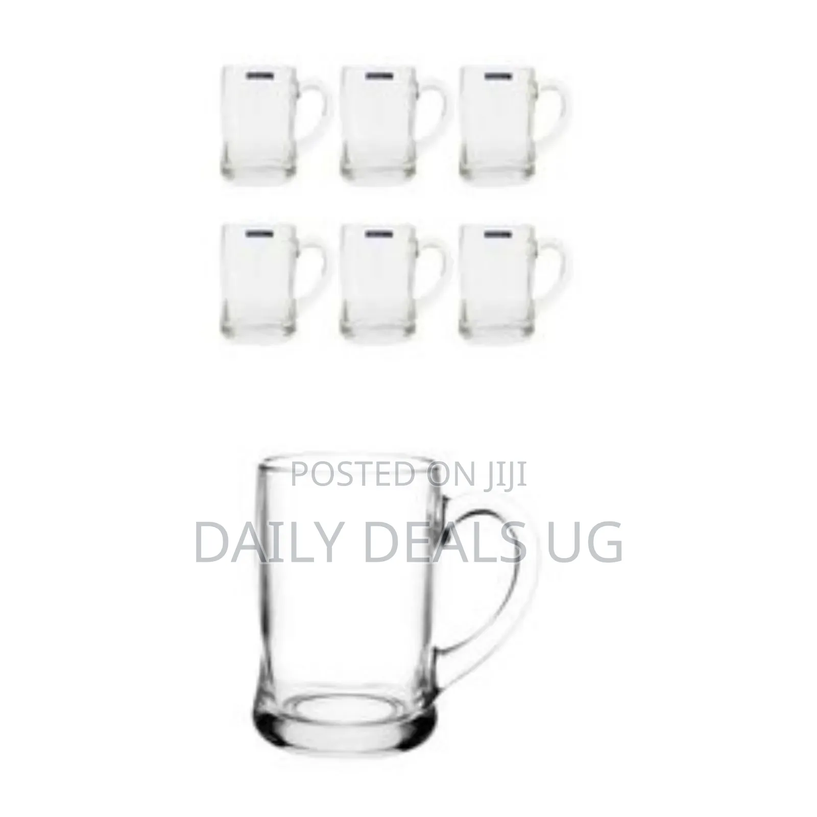 Luminarc 6pcs Luminarc Multi-Functional Glasses With Handles-Colorless