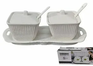 Luxurious Set of Ceramic Seasoning Jars
