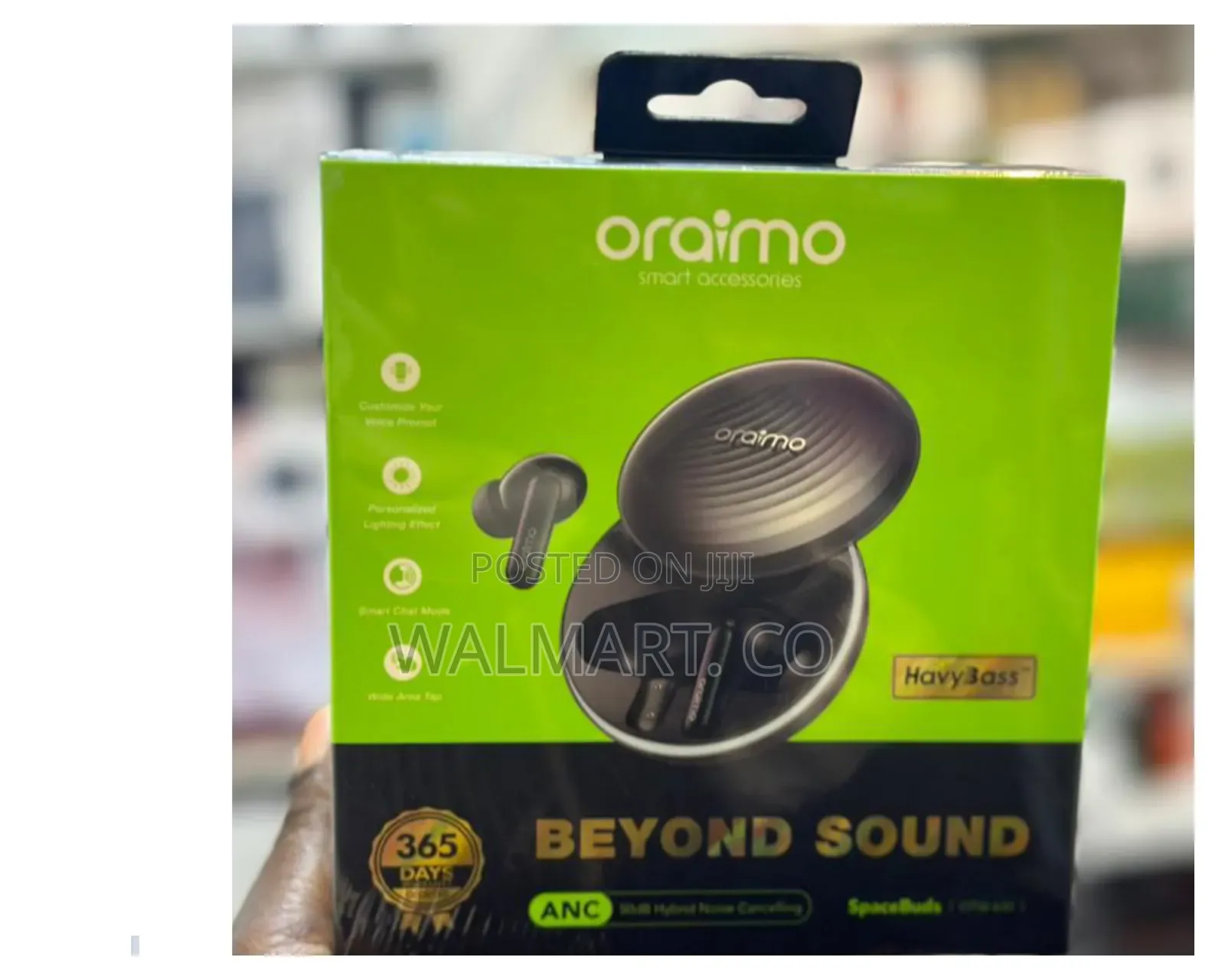 Oraimo Spacebuds Wireless Earbuds-Black
