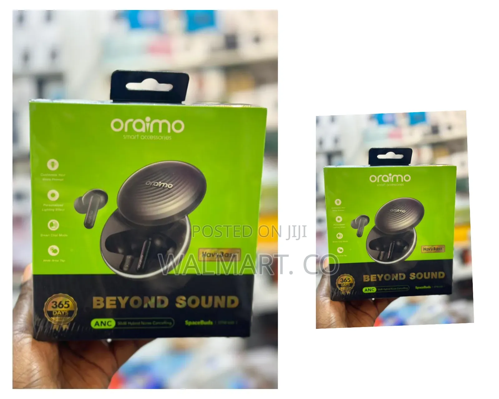 Oraimo Spacebuds Wireless Earbuds-Black