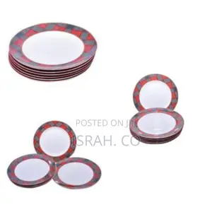 Checked Dinner Plates