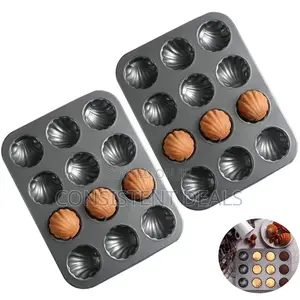 X Spring Shell Shape 12 Hole Baking Pan
