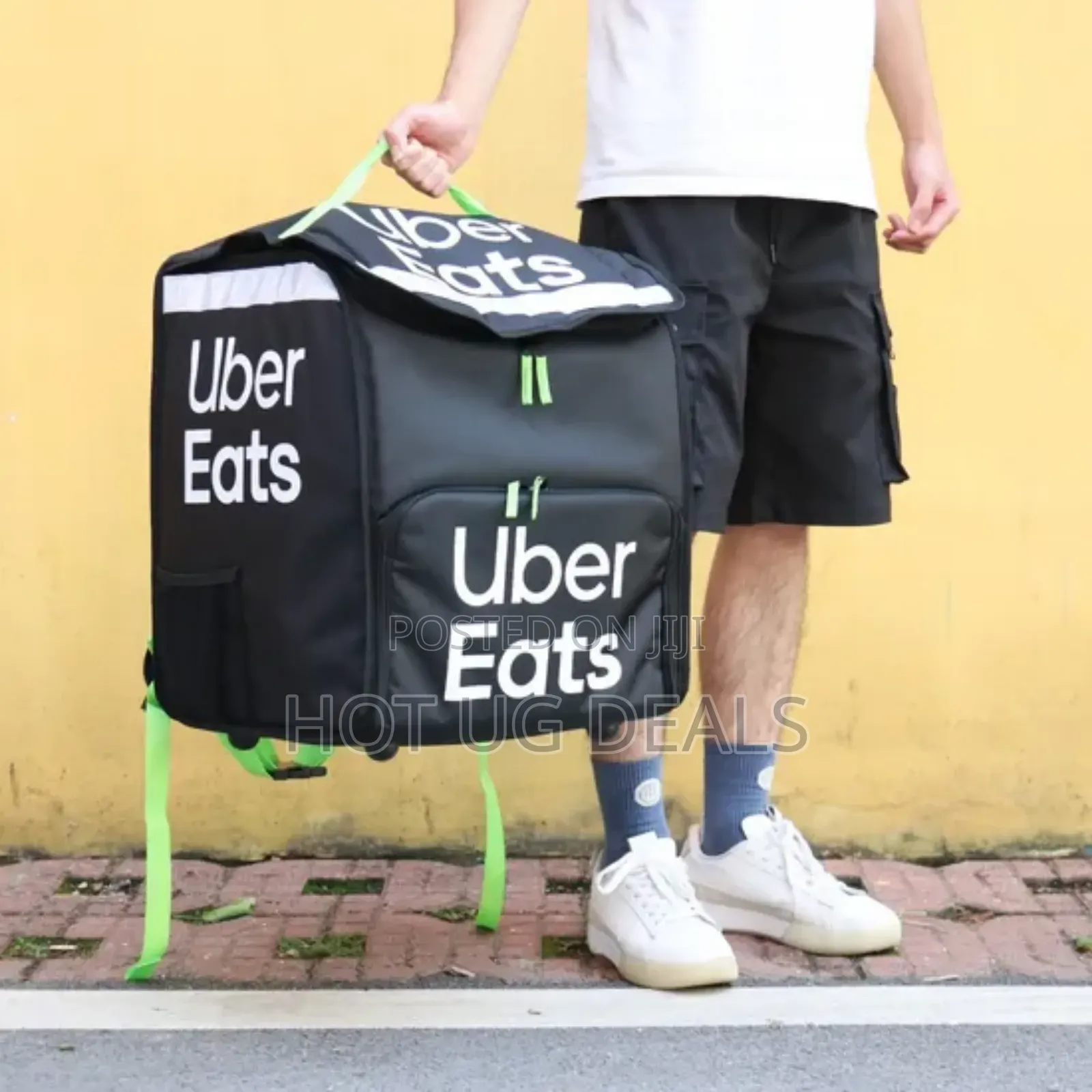 Large Pizza Hot Cooler Backpack Uber Eats Fast Food Delivery Bag