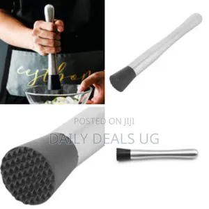 Practical Stainless Steel Pestle Cocktail Muddler Mojito Mixer Durable