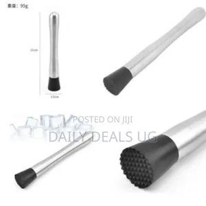 Practical Stainless Steel Pestle Cocktail Muddler Mojito Mixer Durable