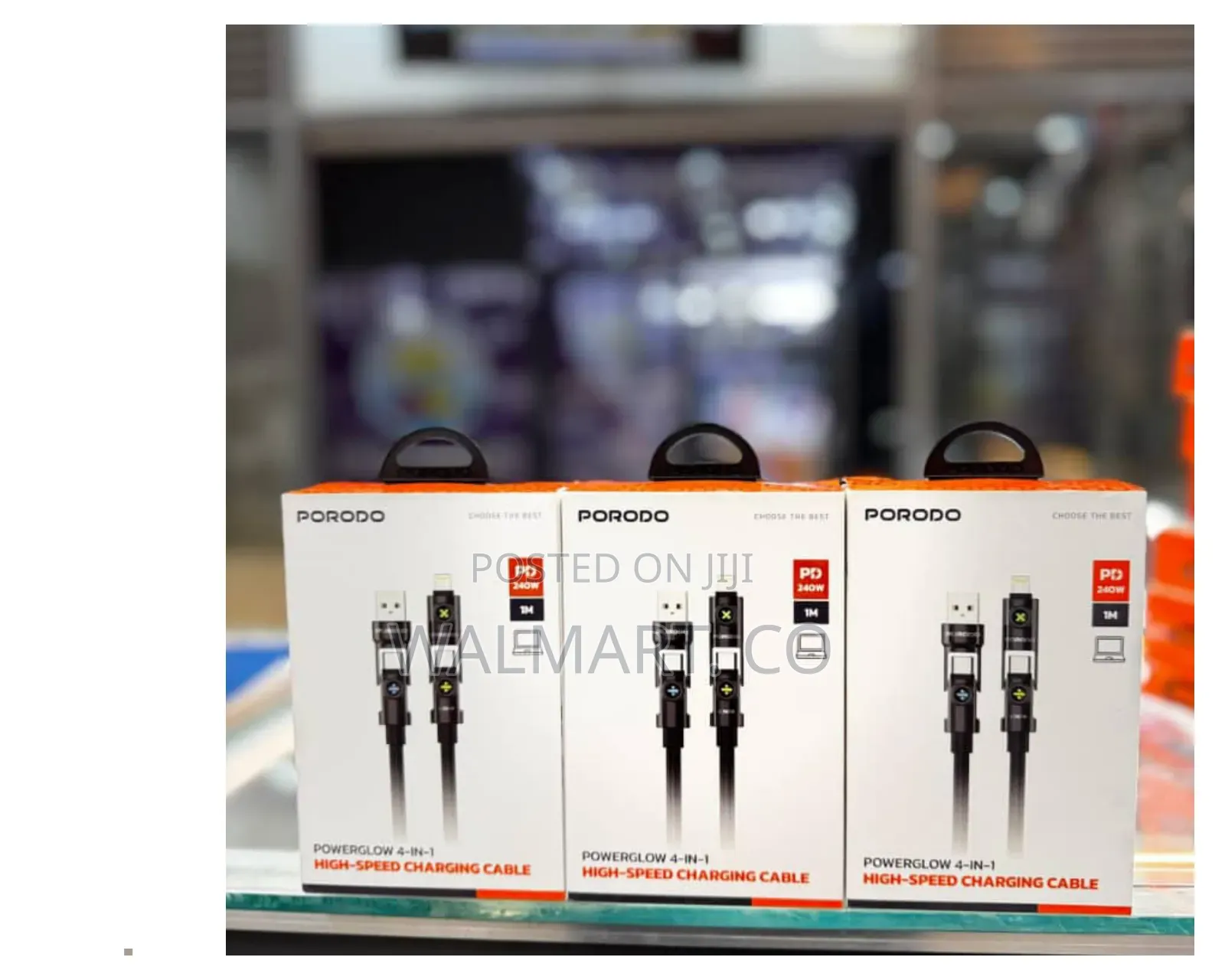 Porodo 4 in 1 High Speed Charging Cable