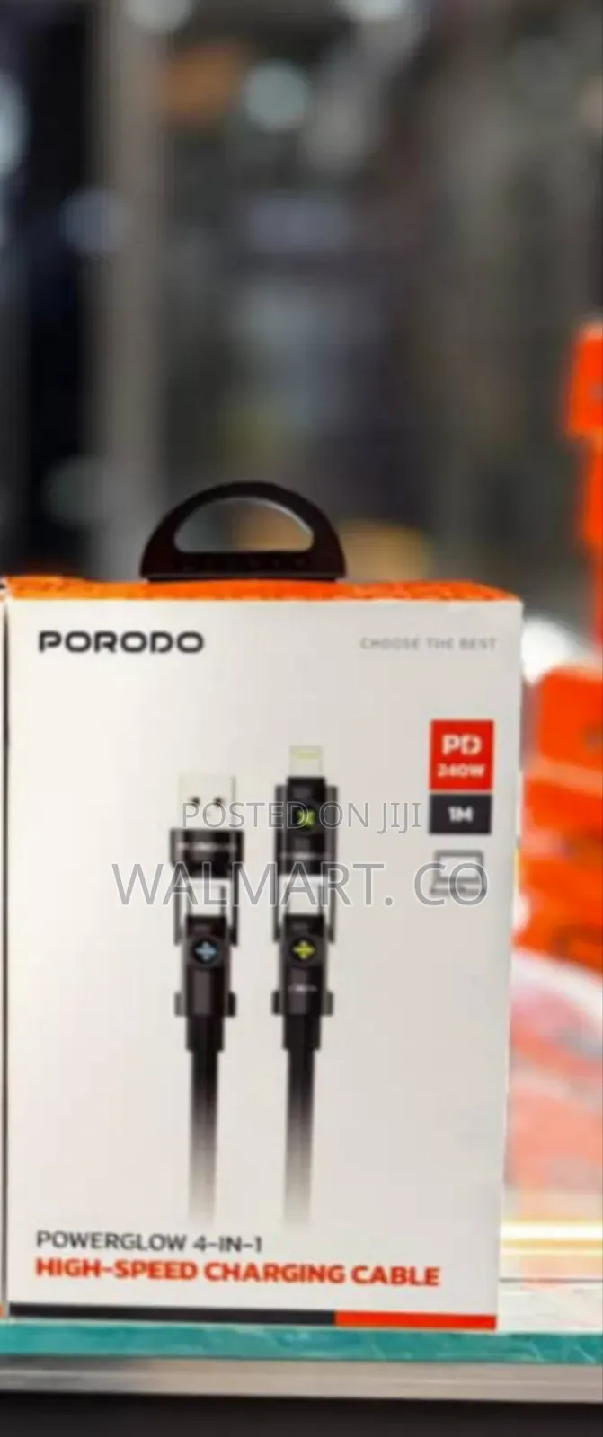 Porodo 4 in 1 High Speed Charging Cable