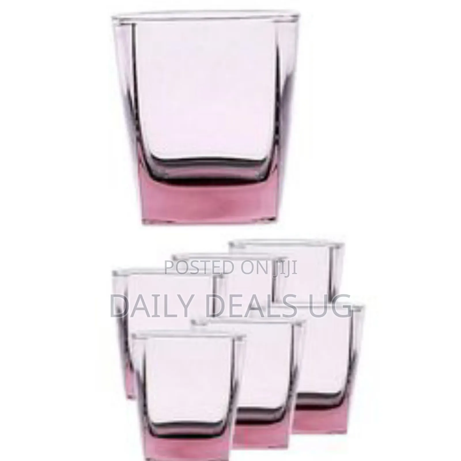 Luminarc 6 Piece Short Luminarc Multi-Functional Glasses-Purple