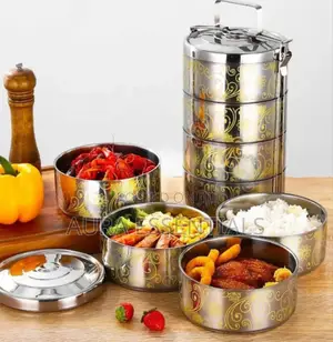 5 Layers Multi-tiered Stainless Steel Tiffin Box