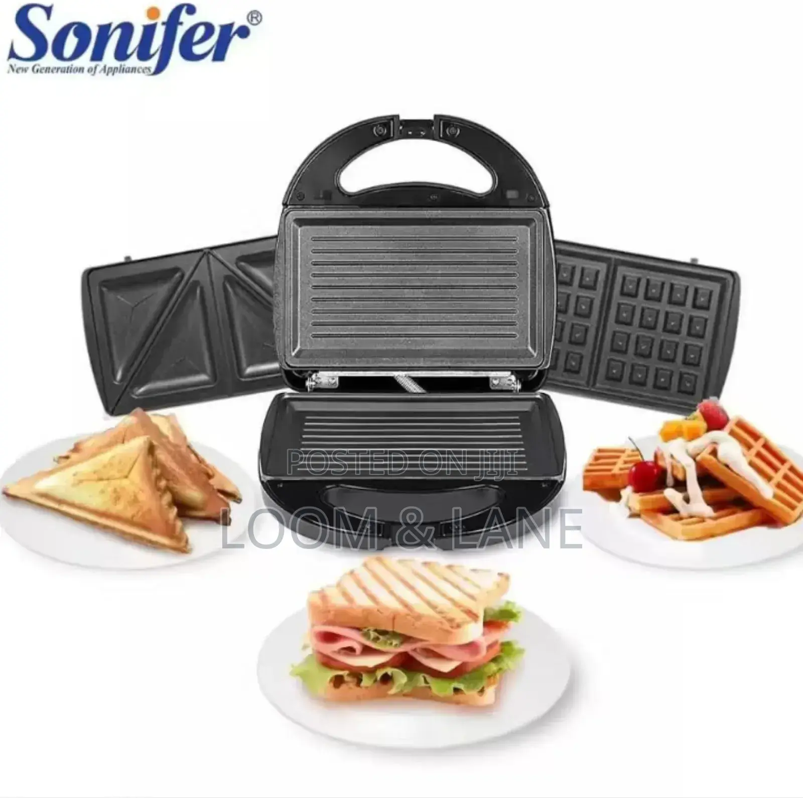 Sonifer Sf-6050 3-in-1 Sandwich Maker