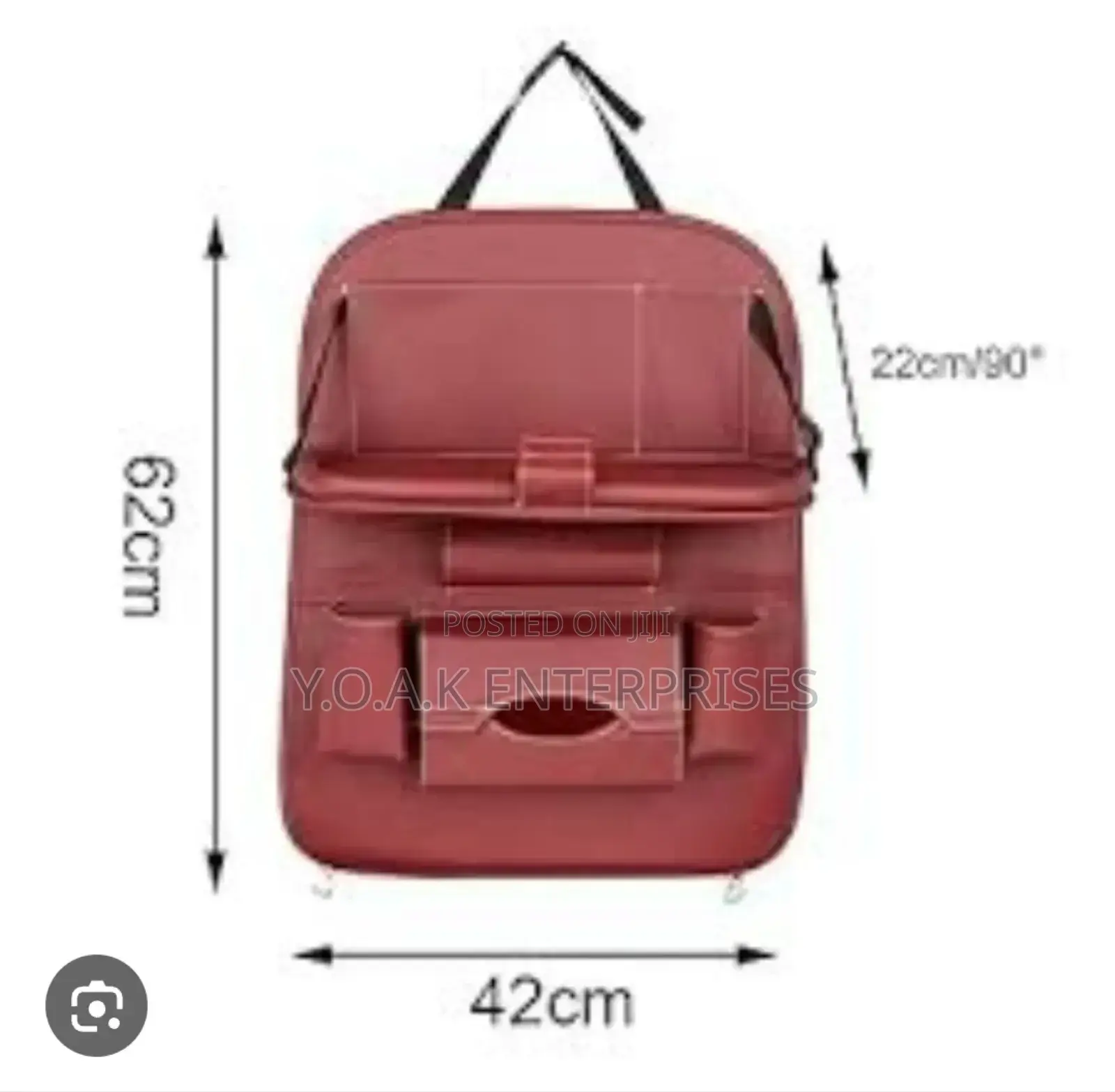 Multi-pocket Car Seat Back Organizer