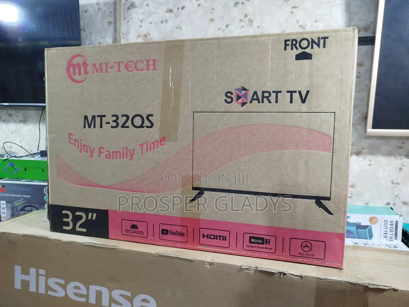 Mitech 32 Smart Digital Flat Screen Flameless