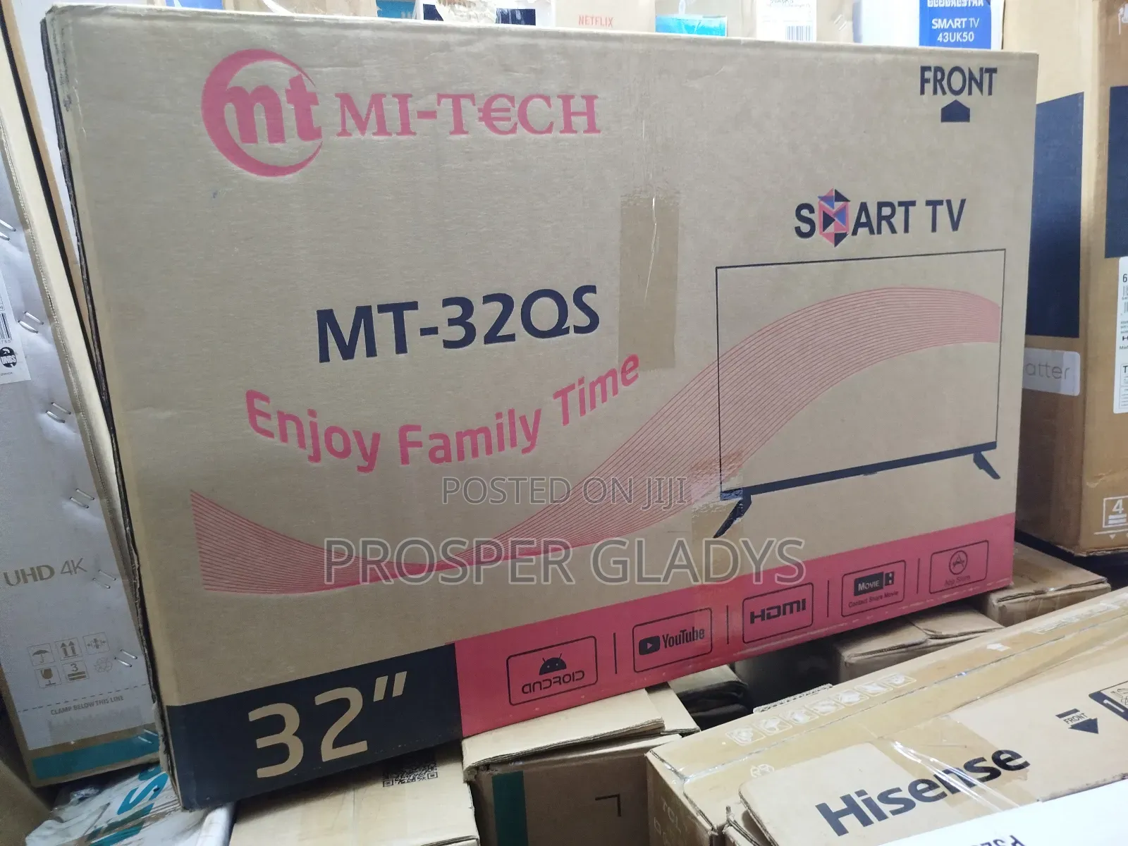 Mitech 32 Smart Digital Flat Screen Flameless