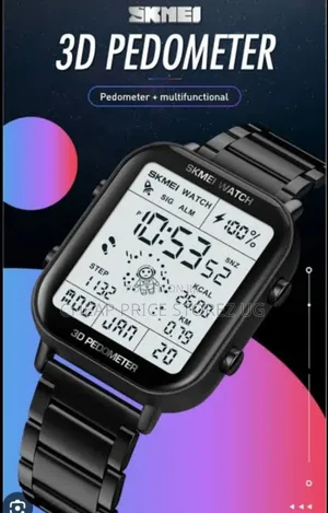 Skmei Digital Watch, Ultra-Thin Men's Sports Watch With Led