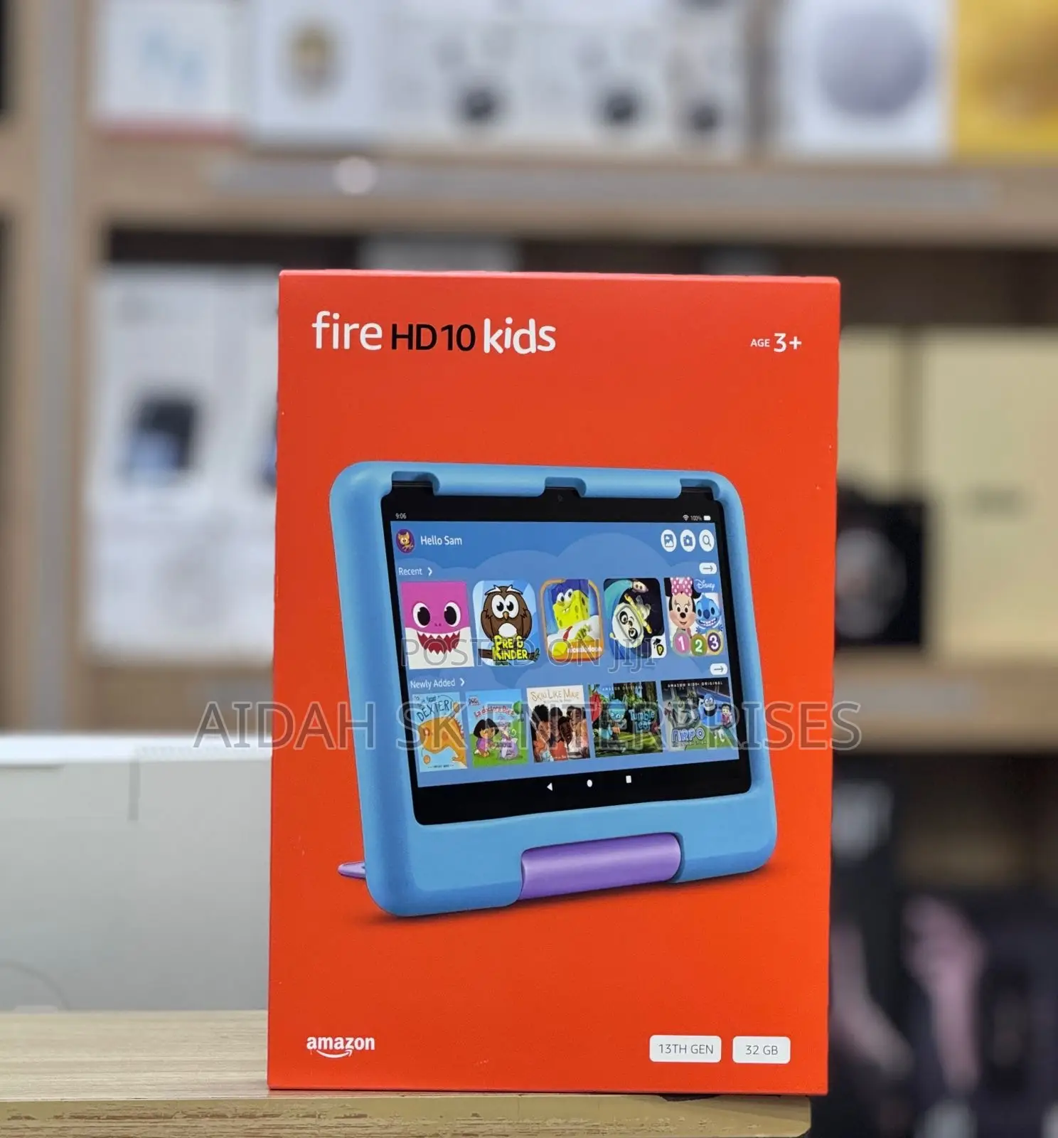New Amazon Fire HD 10 Kids Edition 2021 32 GB Blue