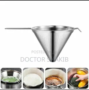 Quality Stainless Steel Funnel With a Built-in Strainer