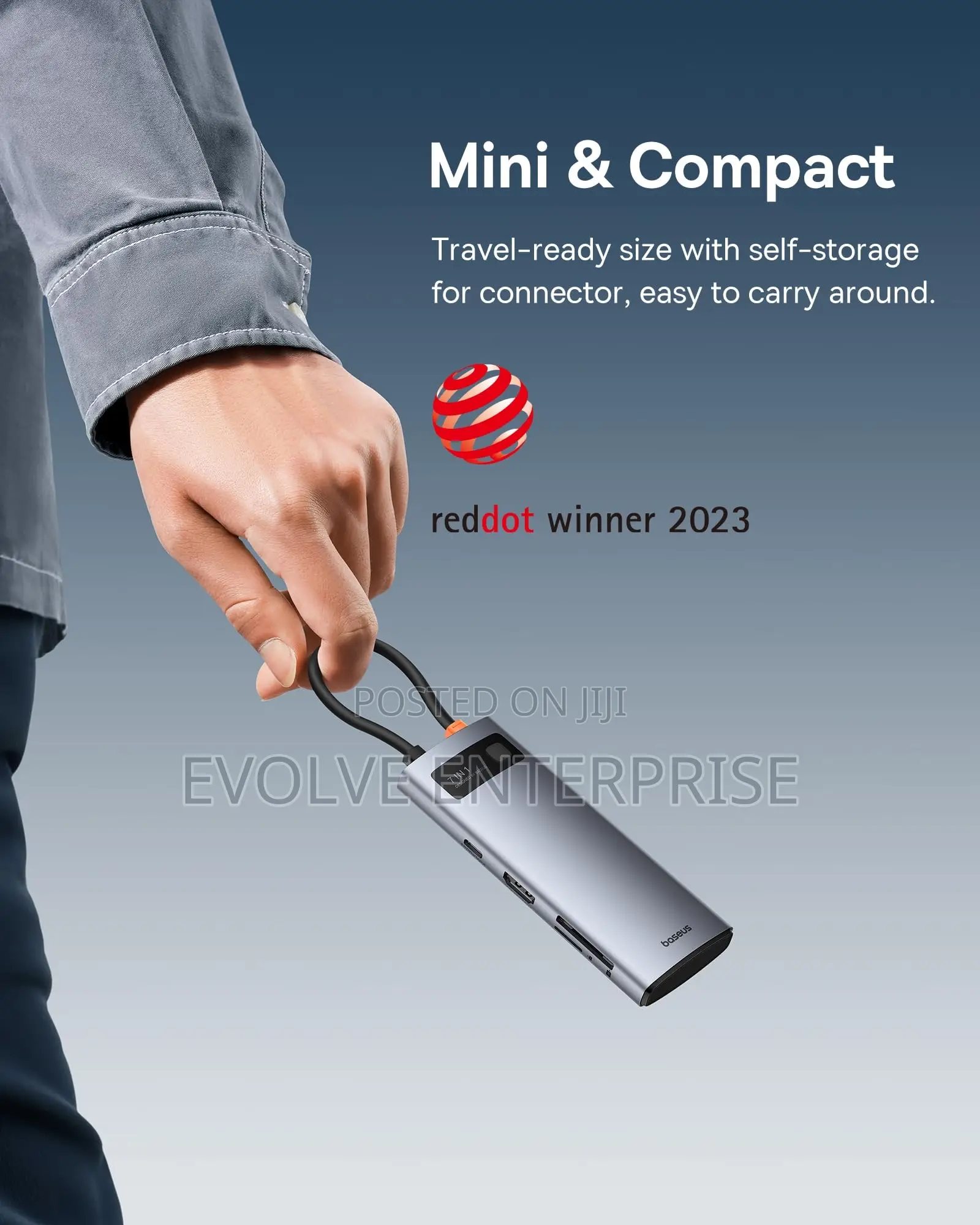 Baseus Metal Gleam S 8-in-1 Multifunctional Type-C Hub Docking Station
