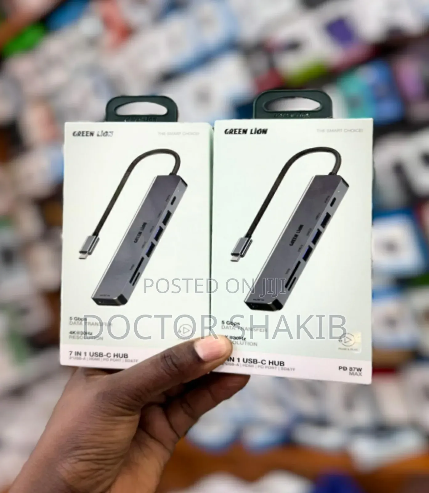 High Quality Green Lion 7-in-1 Usb-C Hub