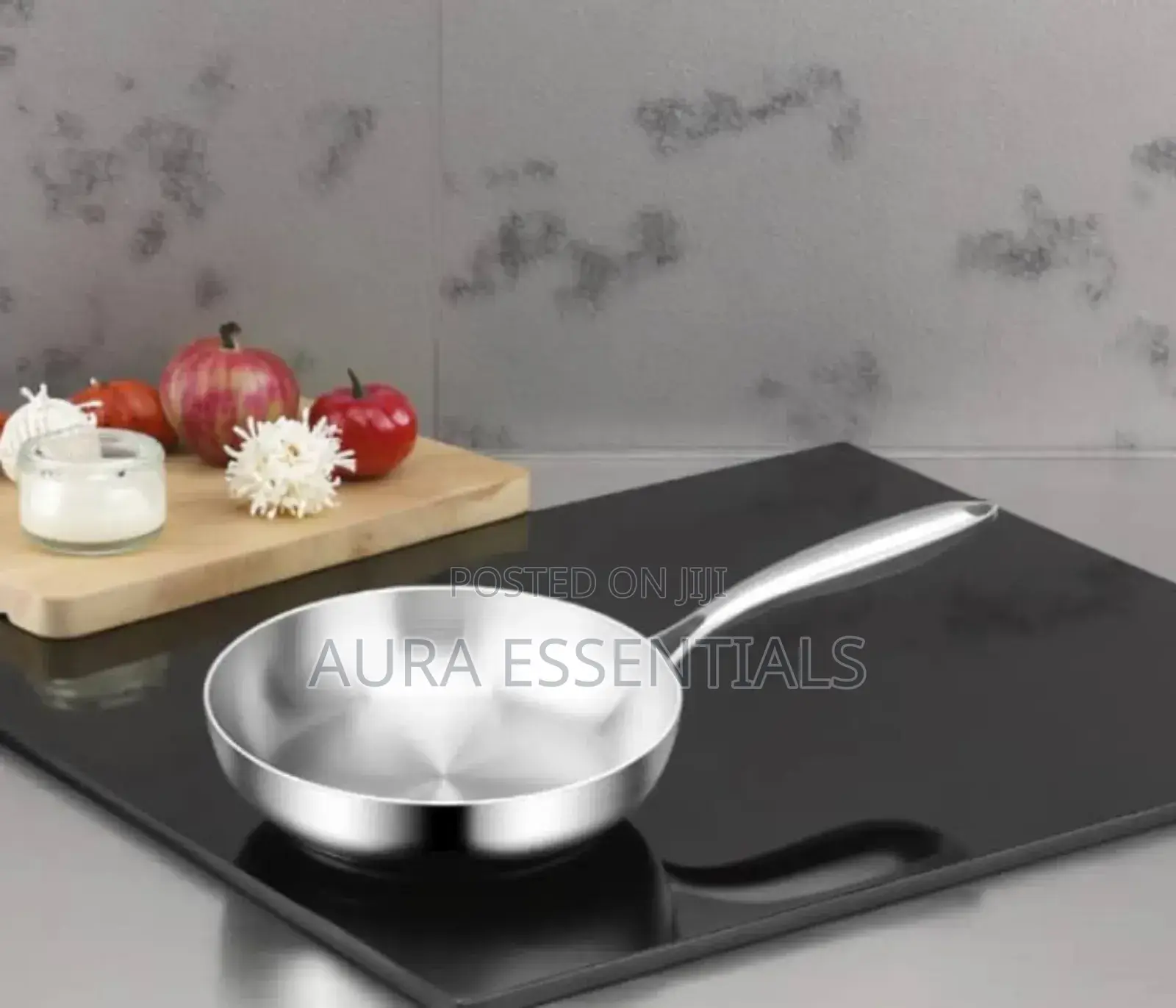 26cm Stainless Steel Frying Pan
