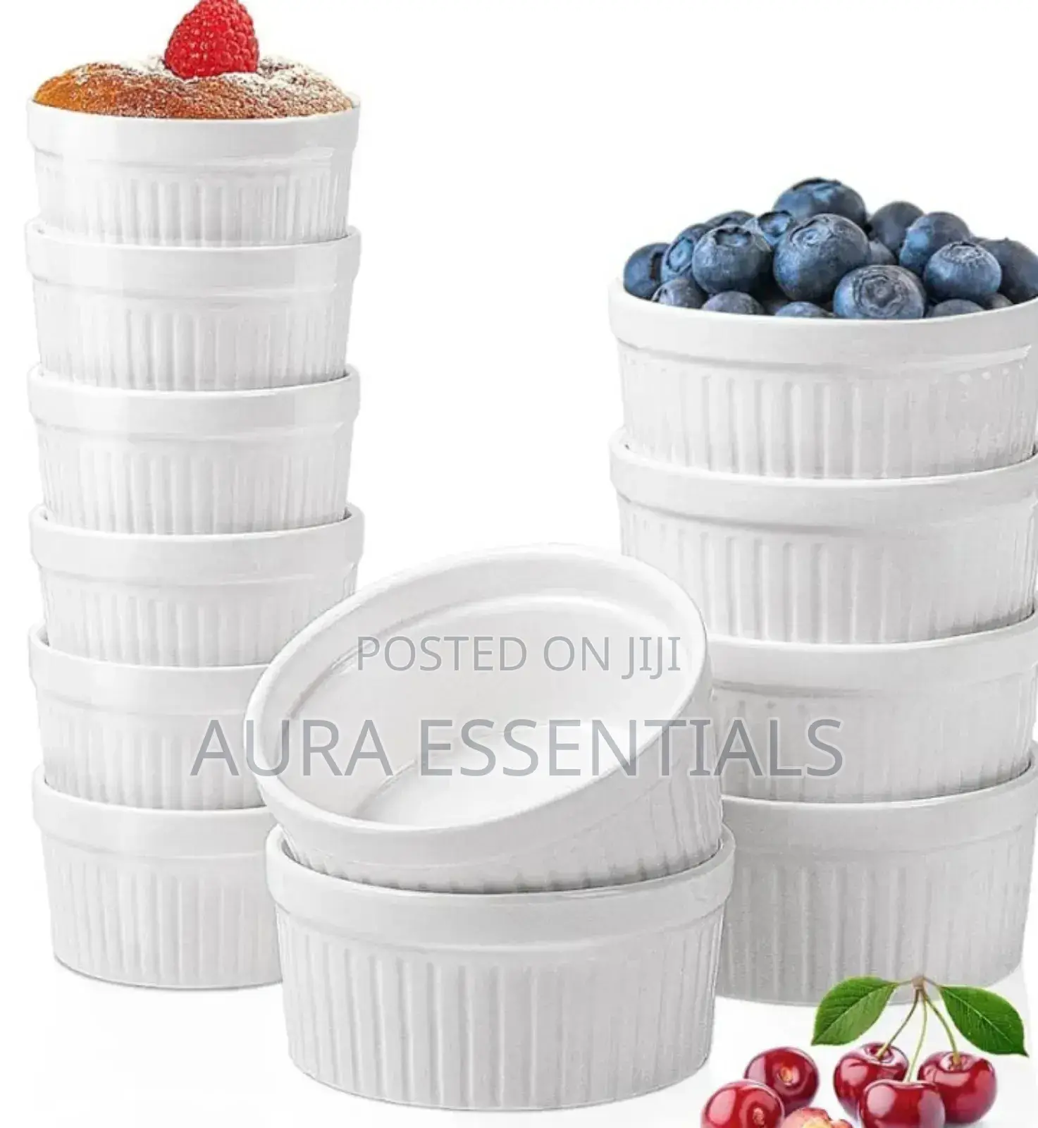 12pcs 8inch Ramekins Bowls Set