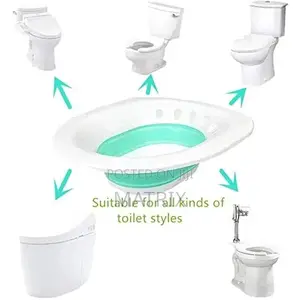 Steam Seat on Toilet Sitz Bath– Foldable Toilet Soaking Sink